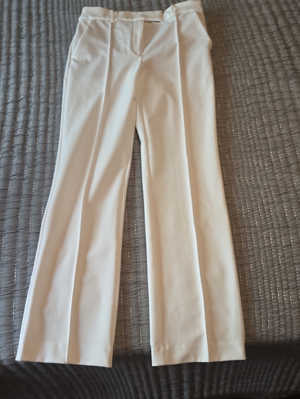 Express Editor Boot High Rise Women’s Cream Pants Small